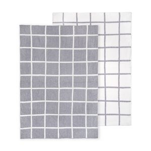 Throw - Window Pane Heathered - Chenilla Cloudâ„¢ - Creme / Soapstone / Steel - 52*70