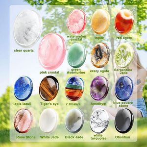 Thumb Worry Stone For Anxiety Chakra Crystals