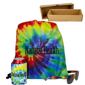 Tie-Dye Gift Set with Drawstring Bag