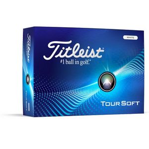 Titleist Tour Soft White 2024 Golf Balls - 1 Dozen