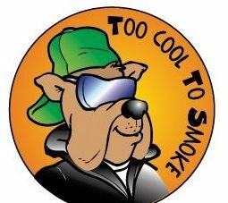 Too Cool To Smoke Sticker Roll