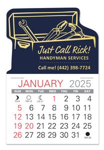 Toolbox Shape Value Stick Adhesive Calendar