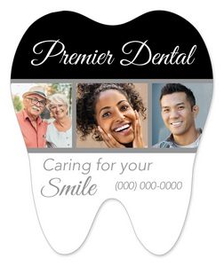 Tooth Die Cut Magnet (2.375" x 2.875")