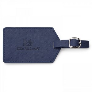 Toscano Genuine Leather Luggage Tag