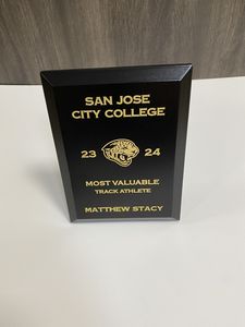 Touchstone Plaque Award - Silver Or Gold
