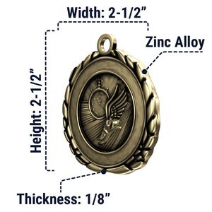 Track Quali-Craft Medallion (2-1/2")