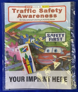 Traffic Safety Awareness Coloring Book Fun Pack