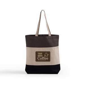 Tri-Color Canvas Tote Bag