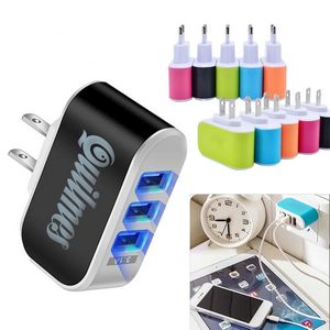 Triplecharge 3.1A Led Usb Wall Charger For Mobile Phones