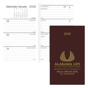TriumphÂ® Calendars Classic Weekly Pocket Planner