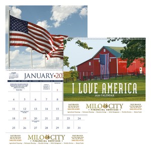 TriumphÂ® Calendars I Love America Calendar