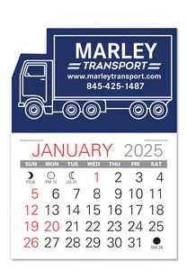 Truck Shape Value Stick Adhesive Calendar