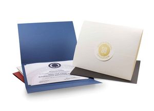 Tuck Flap Certificate Folder