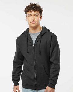 TultexÂ® Full-Zip Hooded Sweatshirt