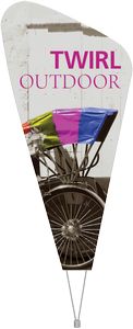 Twirl Outdoor Sign (Hardware Only)