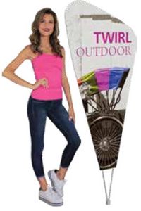 Twirl Outdoor Sign