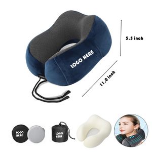 U-Shape Travel Pillow With Soft Memory Foam
