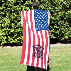 US Flag Beach Towel (Embroidered)