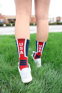 USA Made Crew Athletic Sock