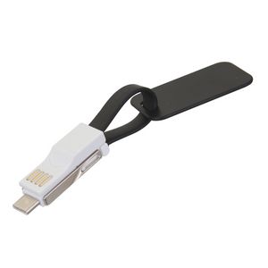 USB Charging Adapter Key Tag