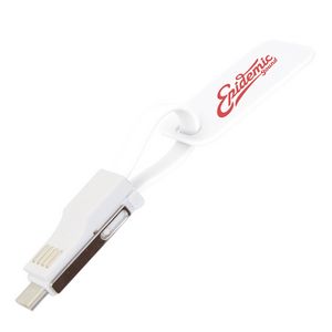 USB Charging Adapter Key Tag