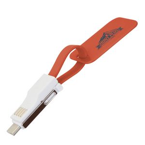 USB Charging Adapter Key Tag