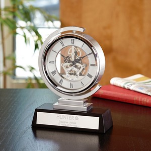 Undulate Skeleton Clock