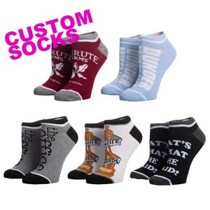 Unisex Low Cut Custom Cotton Sock - Knit-In