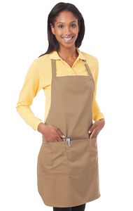 Unisex Solid Bib Apron