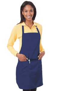 Unisex Solid Bib Apron