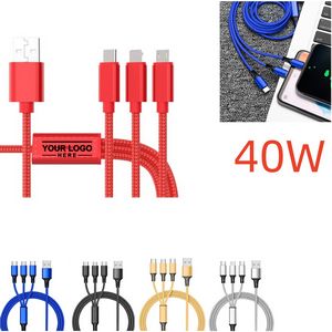Universal 3-in-1 Multi-Device Charging Cable