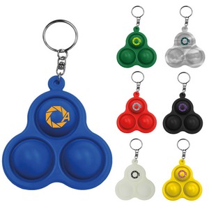 Universal SourceÂ® Pop 3 Bubbles Keychain