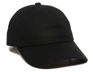 Unstructured Garment Washed Cap w/Hook & Loop Back