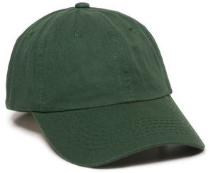 Unstructured Garment Washed Cap w/Hook & Loop Back