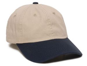 Unstructured Garment Washed Cap w/Hook & Loop Back