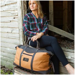 Utah Canyon Leather Duffel Bag