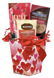 Valentine Cocoa & Cookie Basket