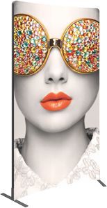 Vector Frame Curved 02 Fabric Banner Display
