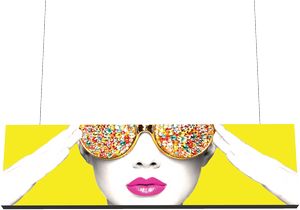 Vector Frame Hanging Light Box 10ft x 3ft