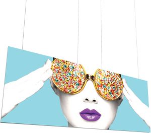 Vector Frame Hanging Light Box 15ft x 6ft