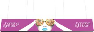 Vector Frame Hanging Light Box 20ft x 3ft