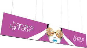 Vector Frame Hanging Light Box 20ft x 4ft