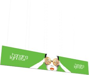 Vector Frame Hanging Light Box 30ft x 5ft