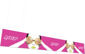 Vector Frame Hanging Light Box 40ft x 6ft