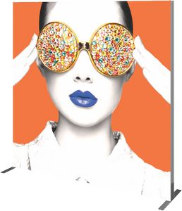 Vector Frame Light Box Square 03 Fabric Banner Display