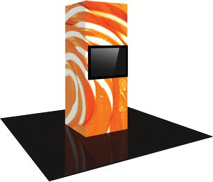 Vector Frame Modular Backlit Monitor Tower 01 (3' x 8')