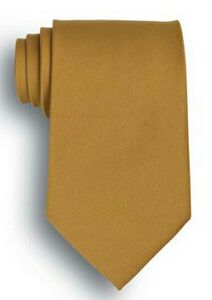 Vegas Gold Polyester Satin Tie