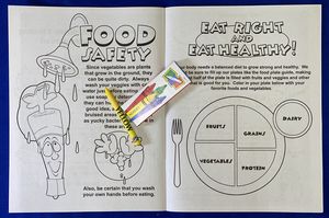 Vegetables Taste Great Coloring Book Fun Pack