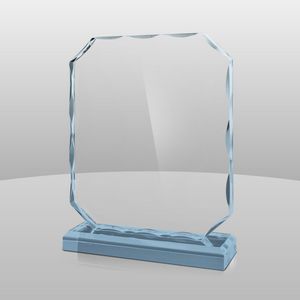 Vertical Mount Blue Glacial Ice Award II (9"x7"x2")