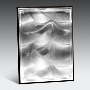 Vertical Rectangle Alumo Tech Plaque w/4-Color Process (7"x 9"x 1")